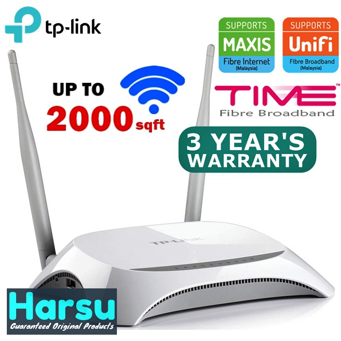 Tp Link Tl Wr840n 300mbps Wireless N Unifi Wifi Router Extender Ap Time Fiber Maxis Shopee Singapore