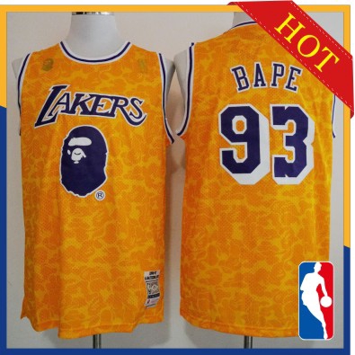 bape lakers jersey price