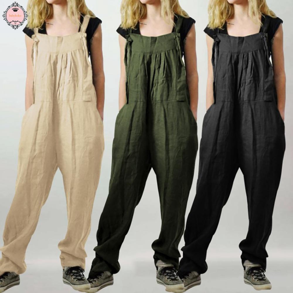 loose comfortable cotton jumpsuit