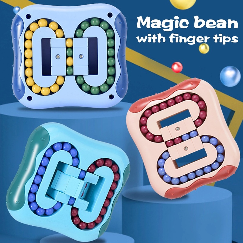 Details about   Spinning top Kids/Adults Little Magic Bean Puzzle Game Classic Rubix Magic Rubic 