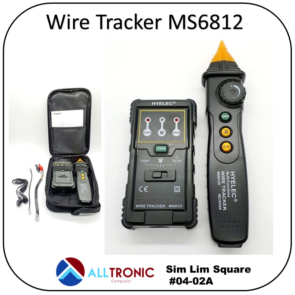 Telephone Wire / Lan Wire Tracker Model :MS6812 / Cable Scan and ...