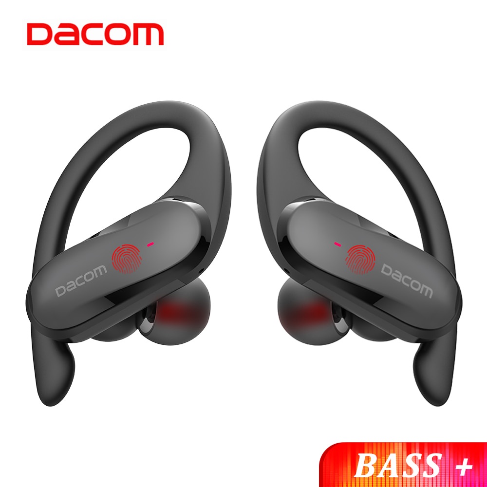 hot DACOM ATHLETE TWS Bluetooth Earbuds Bass True Wireless Stereo Earphones Sports Headphones Ear Hook for Android iOS Waterproof