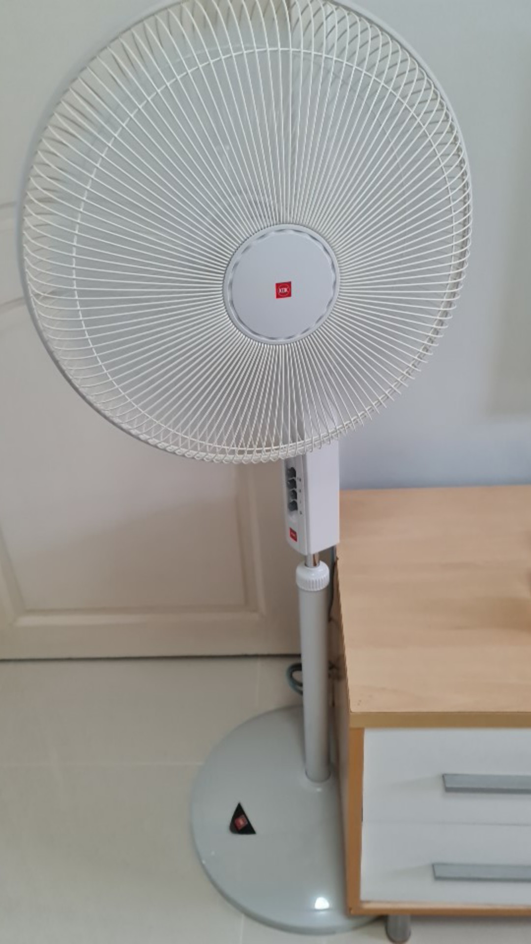 KDK Stand Fan 40cm Metal Blade Round Base P40US | Shopee Singapore