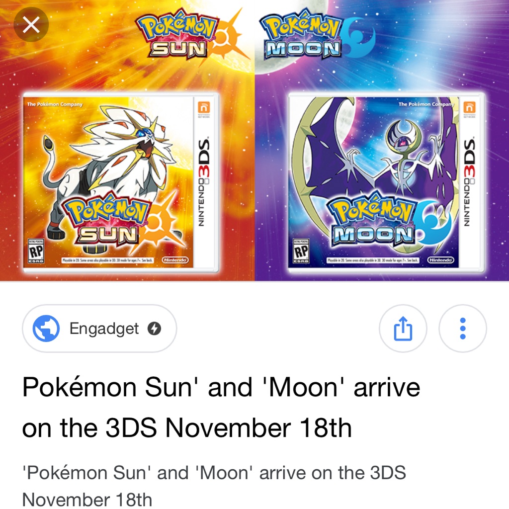 3ds pokemon sun and moon