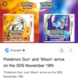 3DS Pokémon Sun / Moon