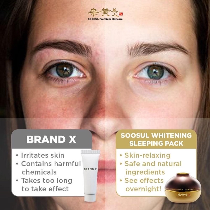 Soosul Whitening Sleeping Pack (Highly Effective)(can lasts up to