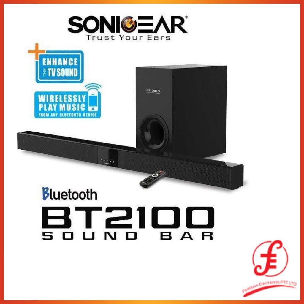 sonicgear bt2100 connect to tv