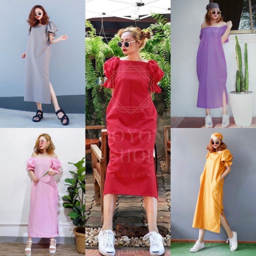 Image of Women Cotton Doll Sleeve Dress Free Size #1