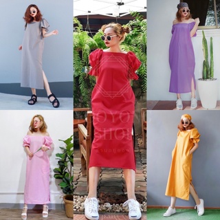 Image of thu nhỏ Women Cotton Doll Sleeve Dress Free Size #1