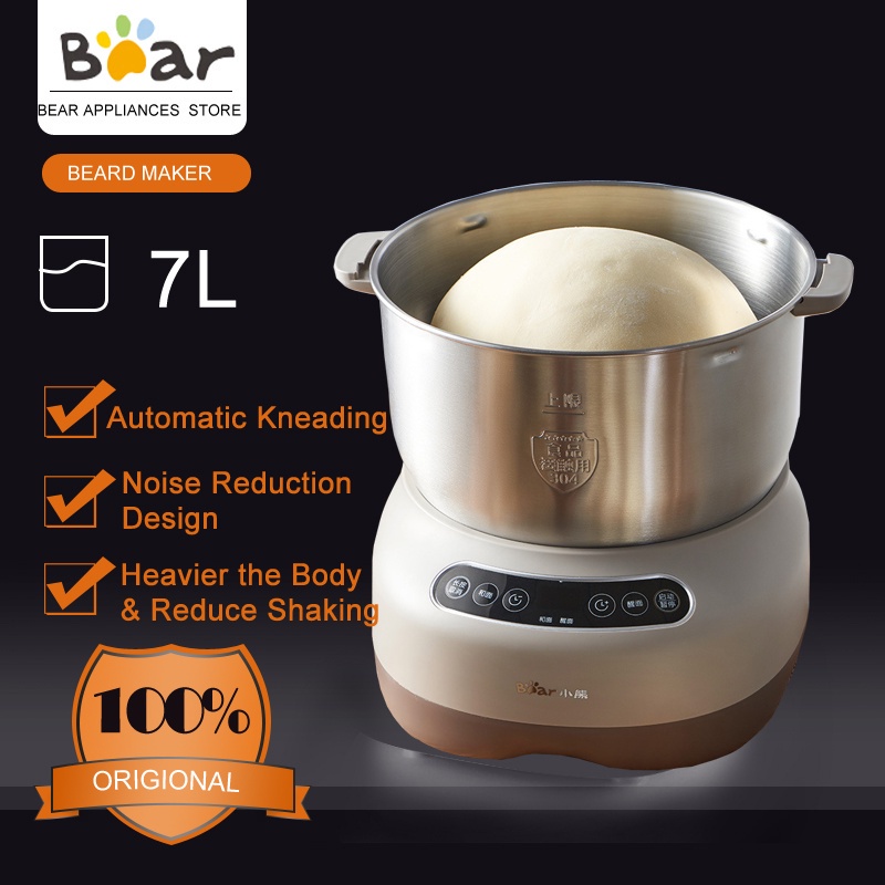 Bear Automatic Dough Mixer Heavy Duty Bread Maker 7L Electric Kneading