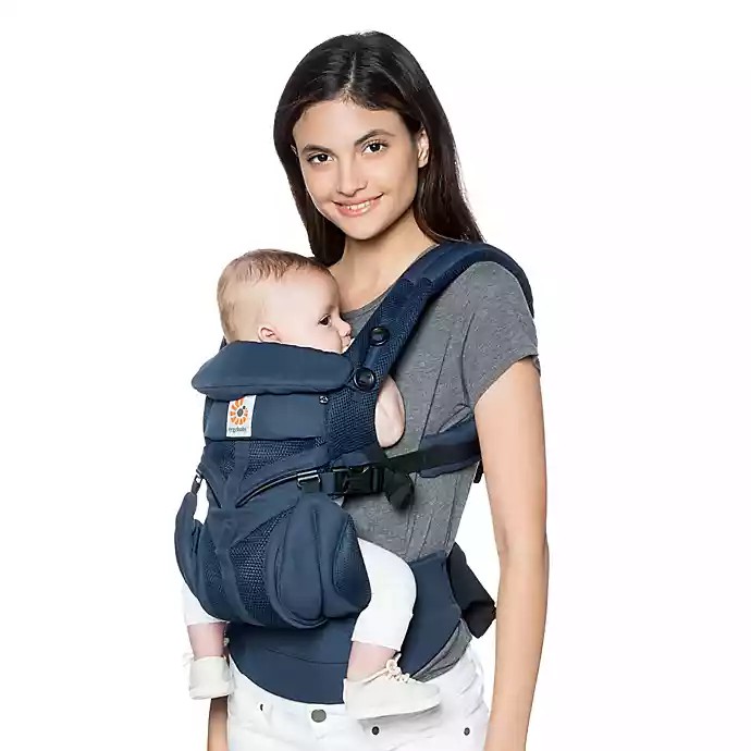 ergobaby omni 360 cool air mesh baby carrier midnight blue