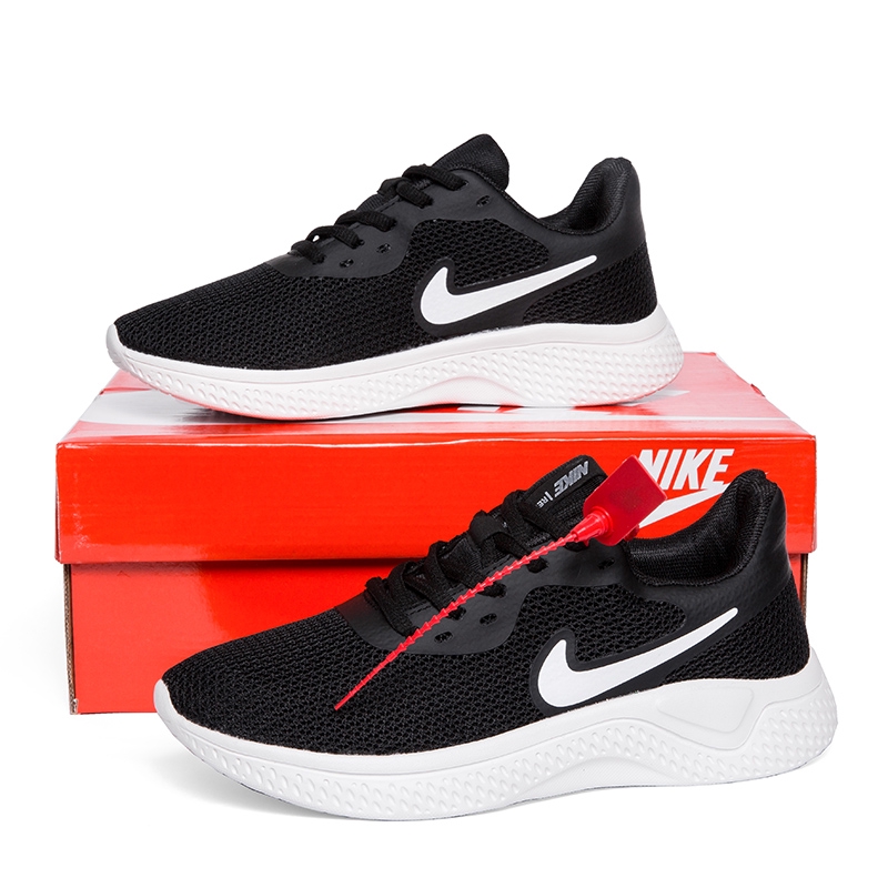 nike black platform sneakers