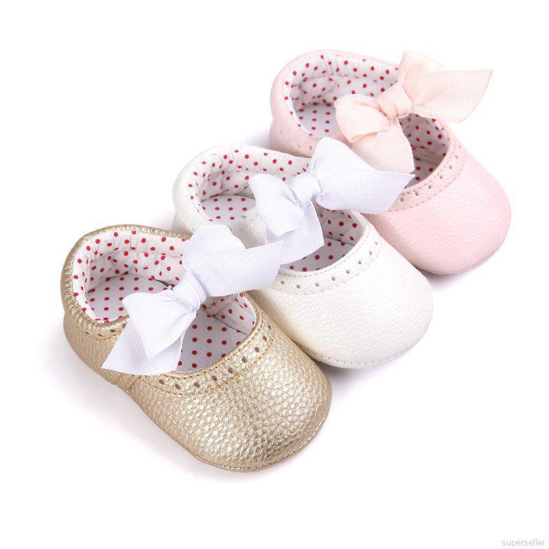 Newborn Baby Moccasin Soft Bottom PU Leather Shoes #3