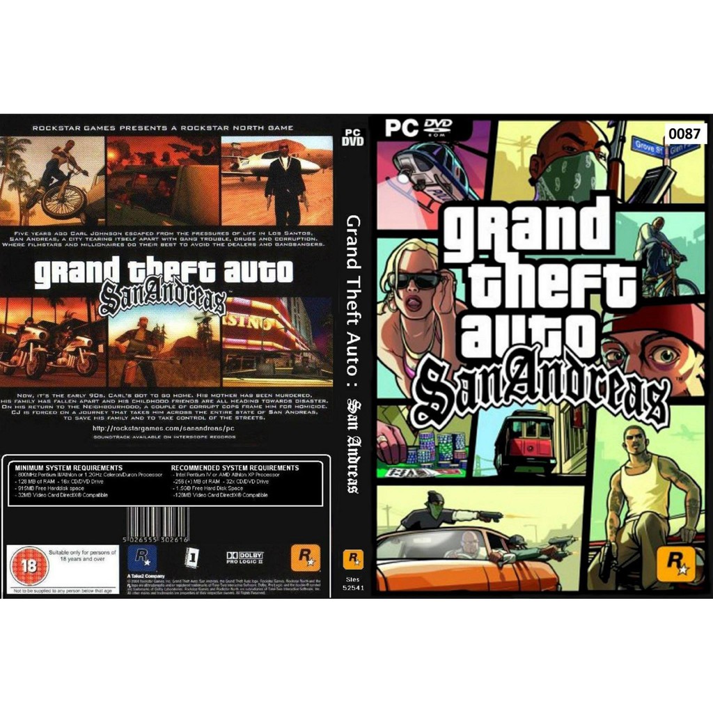 Grand Theft Auto San Andreas Pc malaykojo
