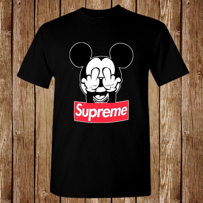 supreme t shirt mickey mouse