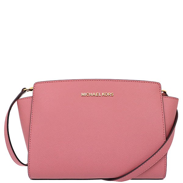 michael kors selma medium red