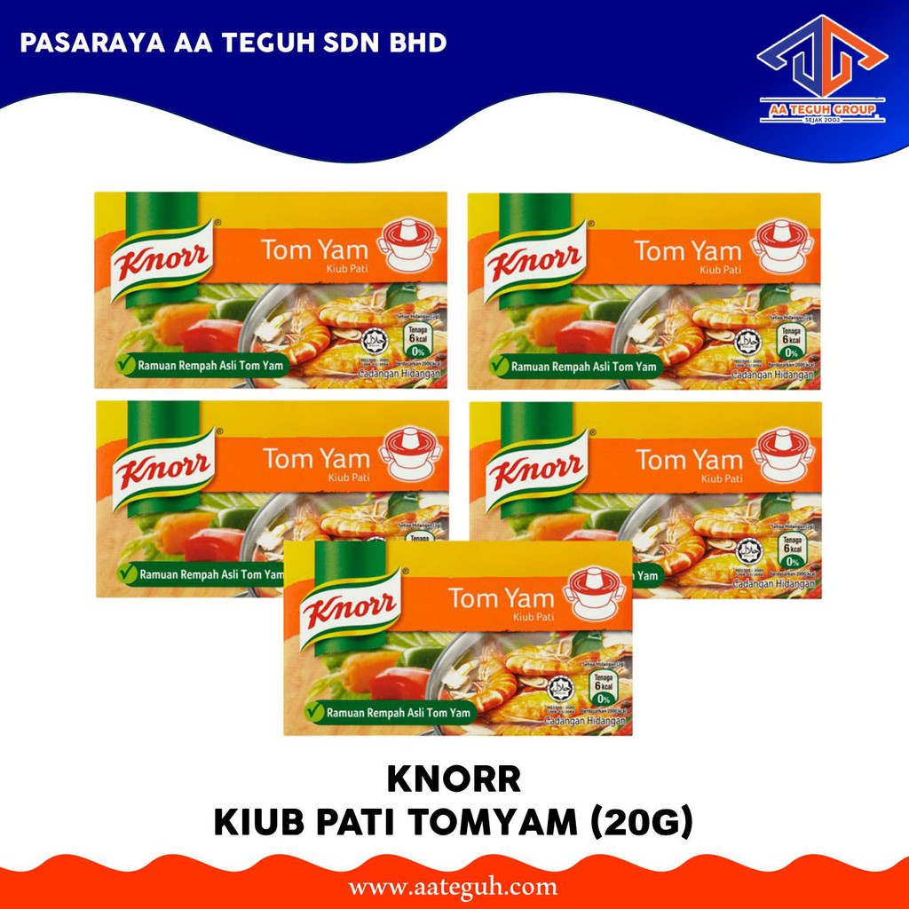 Knorr Tomyam Cube Kiub Tomyam 20gm Shopee Singapore