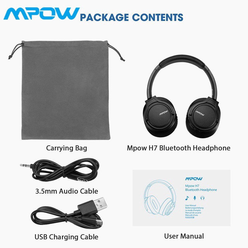 mpow h7 noise cancelling