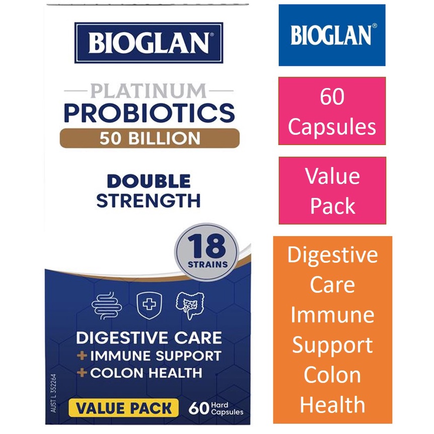 Bioglan Platinum Probiotics Women's Flora 50 Capsules main image 1