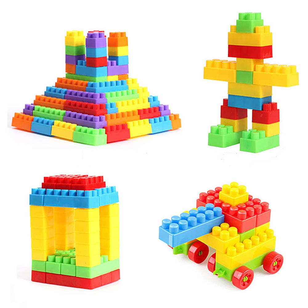 kids playing with building blocks