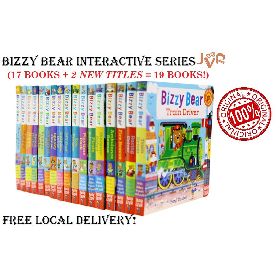 [E33] RESTOCKED 100% Original! Bizzy Bear Series Interactive Board ...