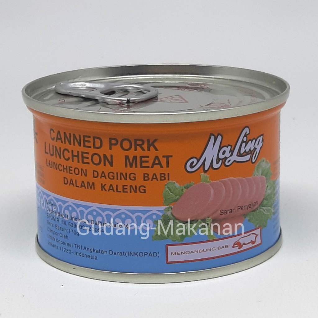 Tts Maling Pork Luncheon Meat 170gr Olahan Babi Meat Shopee Singapore