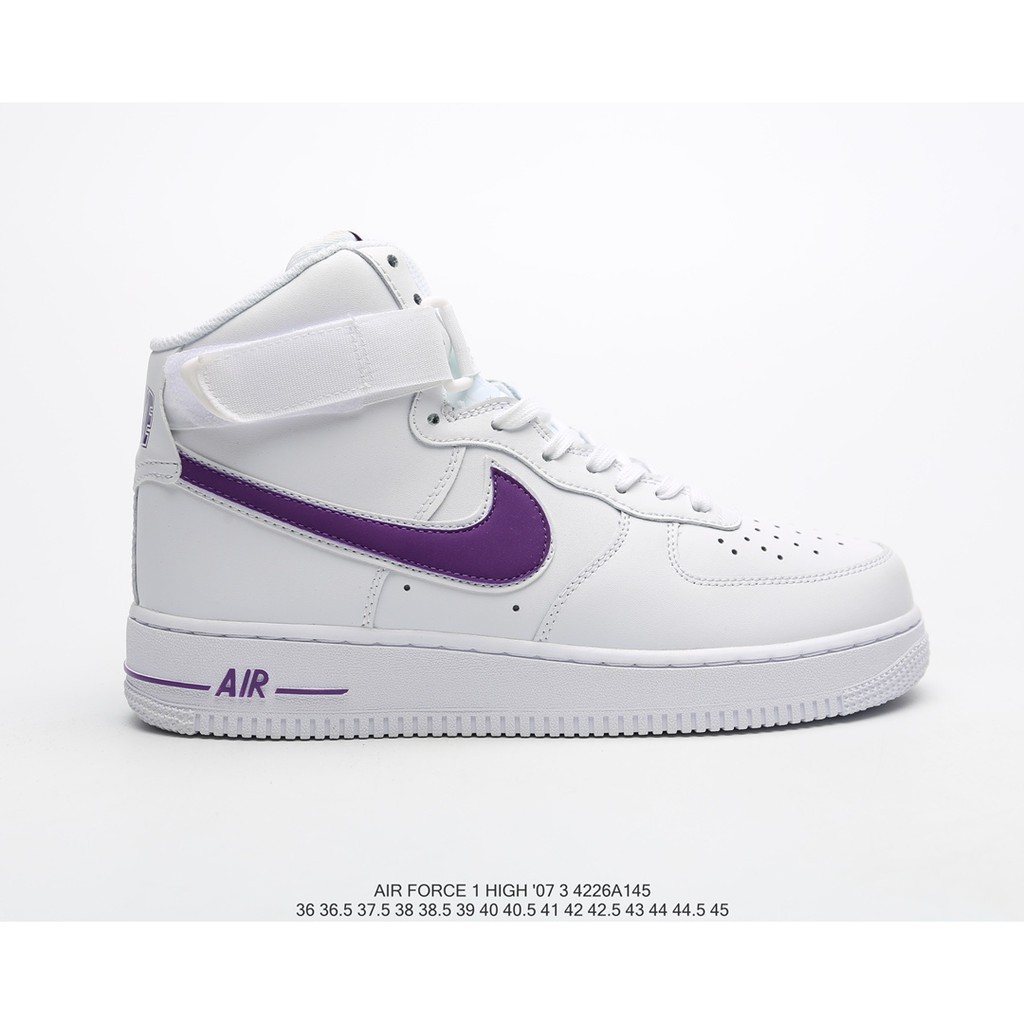 nike air force 1 high top purple