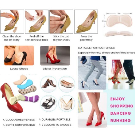 Image of 2 Pcs Wear-resistant Invisible Heel Stickers #1