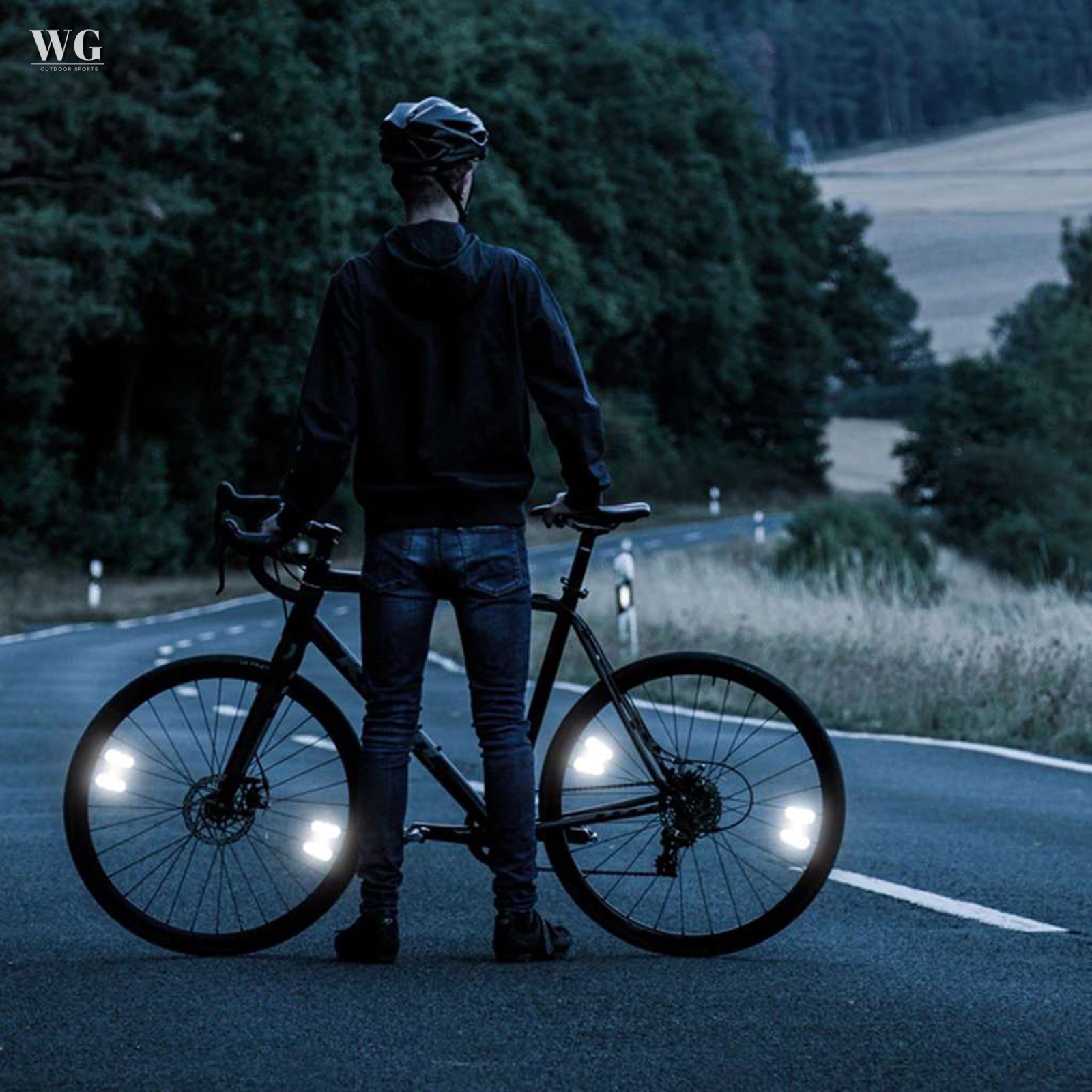 Wpgy 4 8pcs Ride Safely With Style Bike Reflector No Drag Lightweight Bicycle Wheel Reflector Bike Wheel Reflective Sticker Shopee Singapore