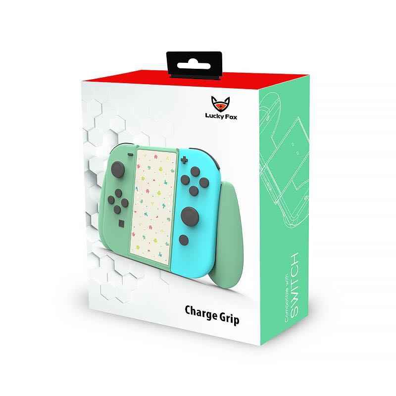 Lucky Fox Joy Con Charge Grip For Nintendo Switch 2x1 Shopee Singapore