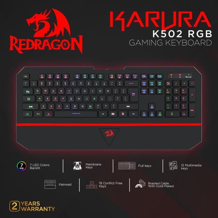 Клавиатура reddragon karura 2 обзор