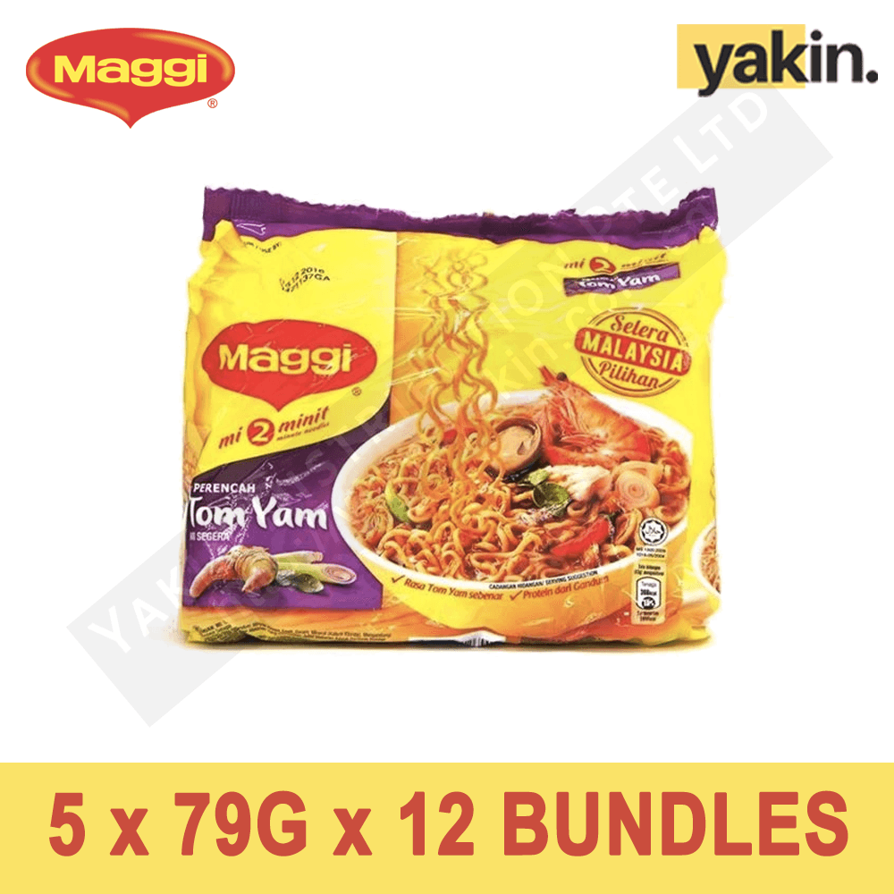 Maggi Tom Yam Carton 5 X 79g X 12 Bundles Wholesale Shopee Singapore