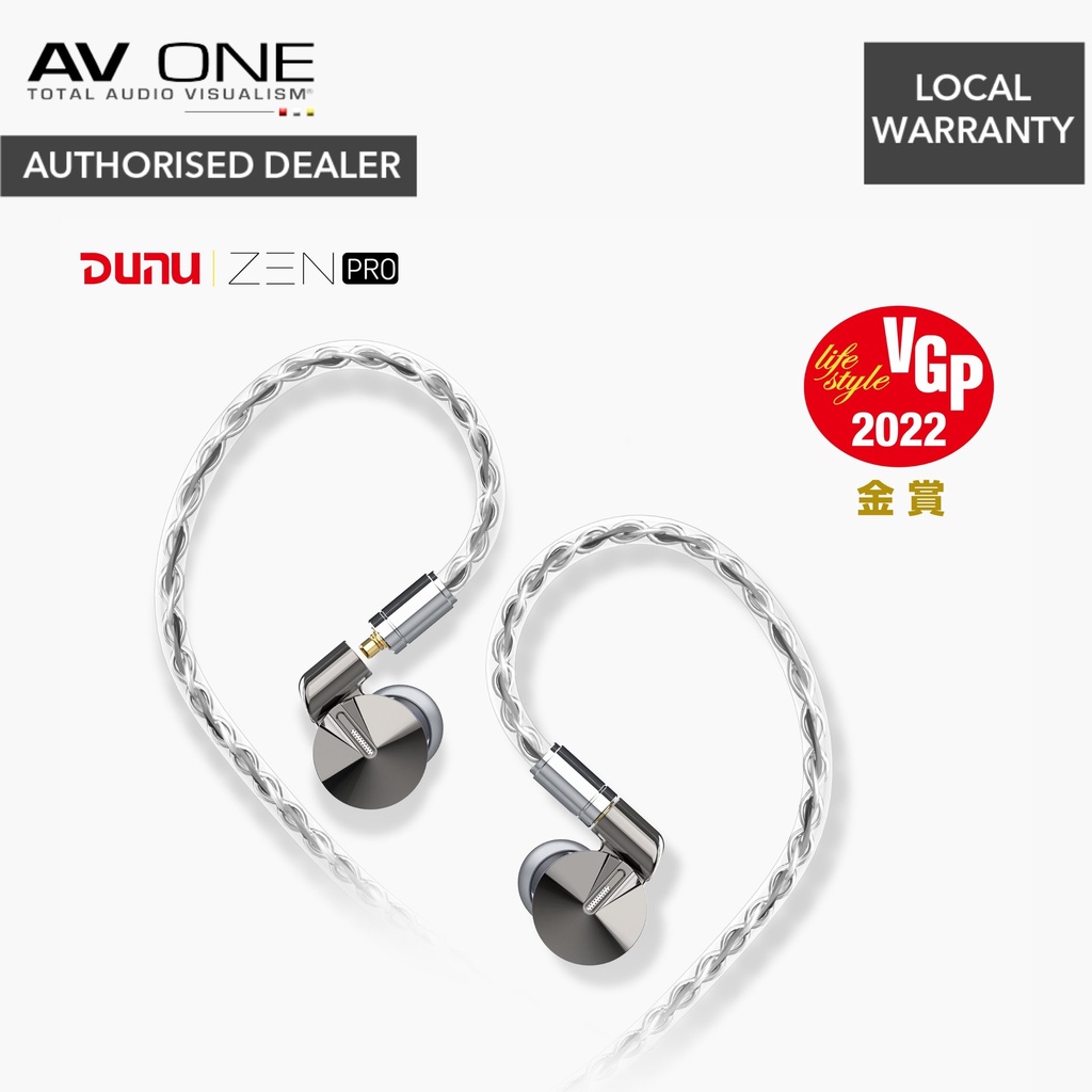 DUNU Zen Pro - Redesigned Flagship Single Dynamic Driver IEMs - AV One ...