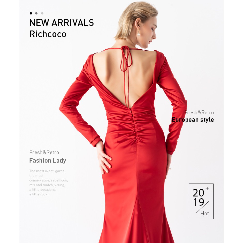 minimalist evening gown