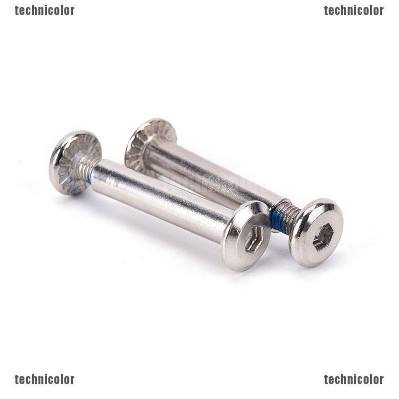 8x/set inline roller axles blades screws skate wheel bolts for skate