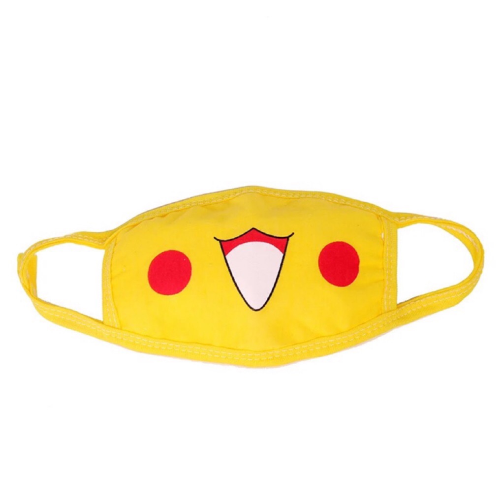 Reusable Pikachu Face Mask Shopee Singapore
