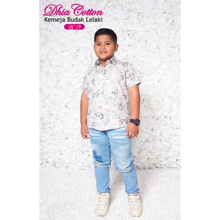 HOT ITEMS KEMEJA  BATIK  BUDAK LELAKI BY DHIA COTTON 