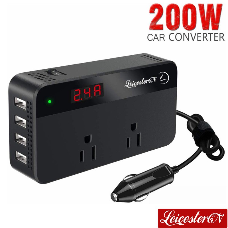 2 12v dc power outlets