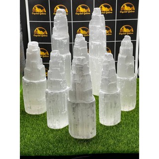 |SG| Natural Selenite Crystal Tower 10cm/15cm/25cm / Selenite FreeForm Bundle
