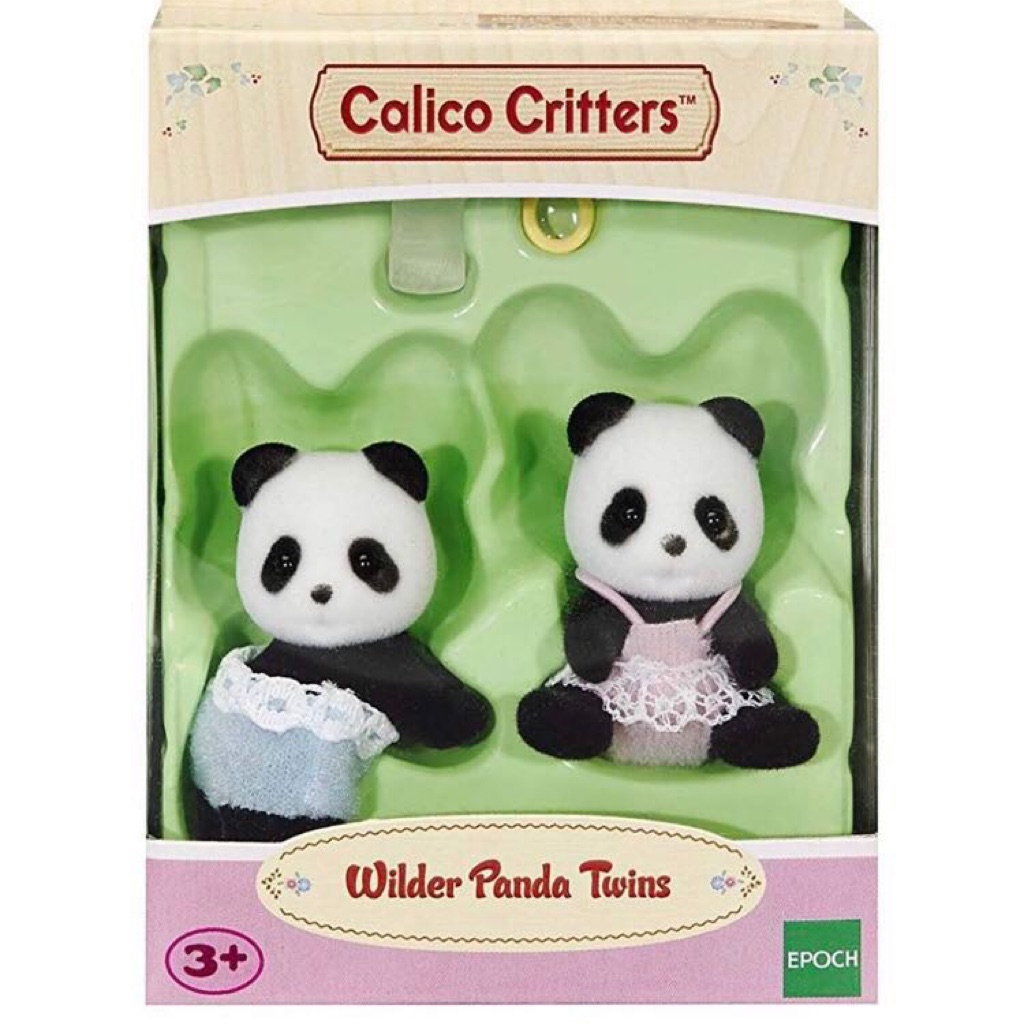 💥FREE MAIL! Sylvanian families/ Calico Critters Panda Twins (Style May