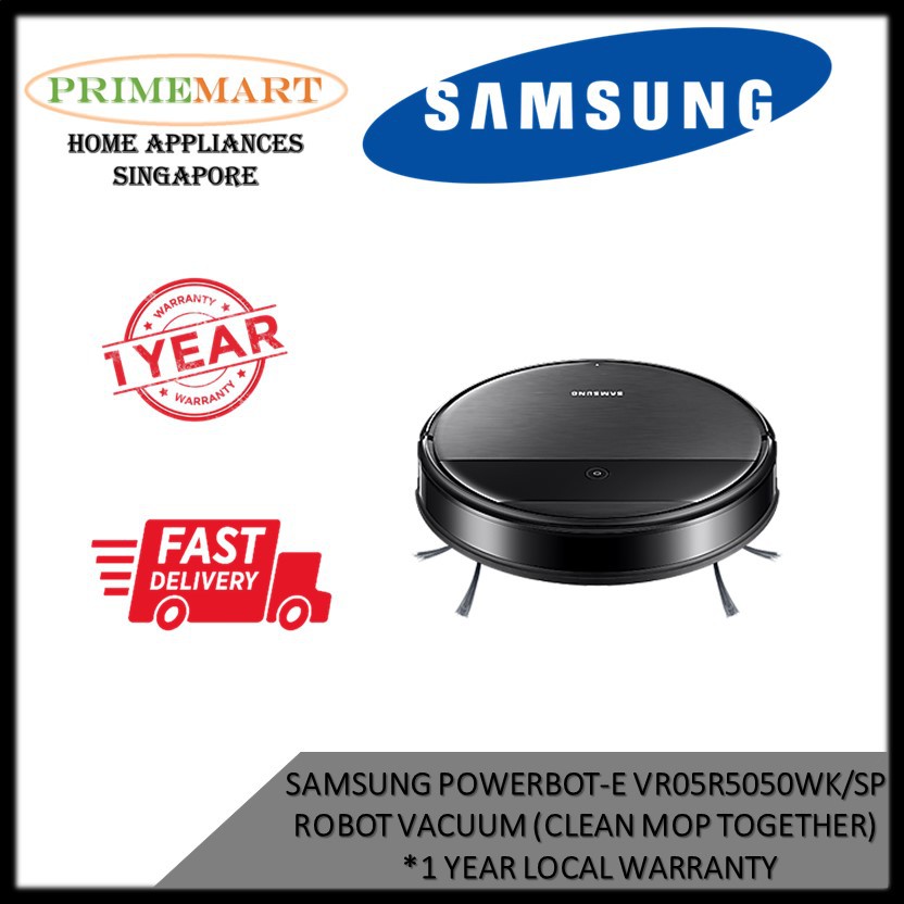 SAMSUNG POWERBOTE VR05R5050WK/SP ROBOT VACUUM (Clean Mop Together) 1
