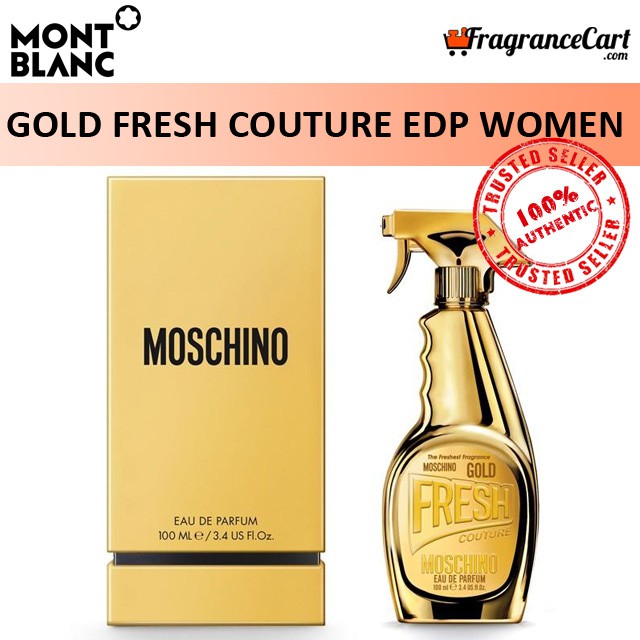 Moschino парфюмерная вода Gold Fresh Couture цены. Москино духи золотые