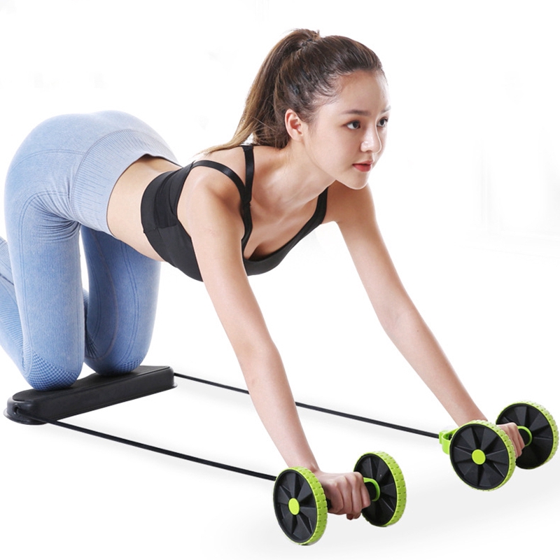Fitness Roller Abdominal Muscle Strength Training Fitness Slim Firm Body Building Shaping Exercise Workout Equipment Training Tools Home Gym Accessories S Shopee Singapore