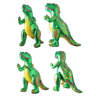 3D dinosaur balloons foil standing green dinosaur tanystropheus dragon birthday deco party favors supplies boy kids toys #8