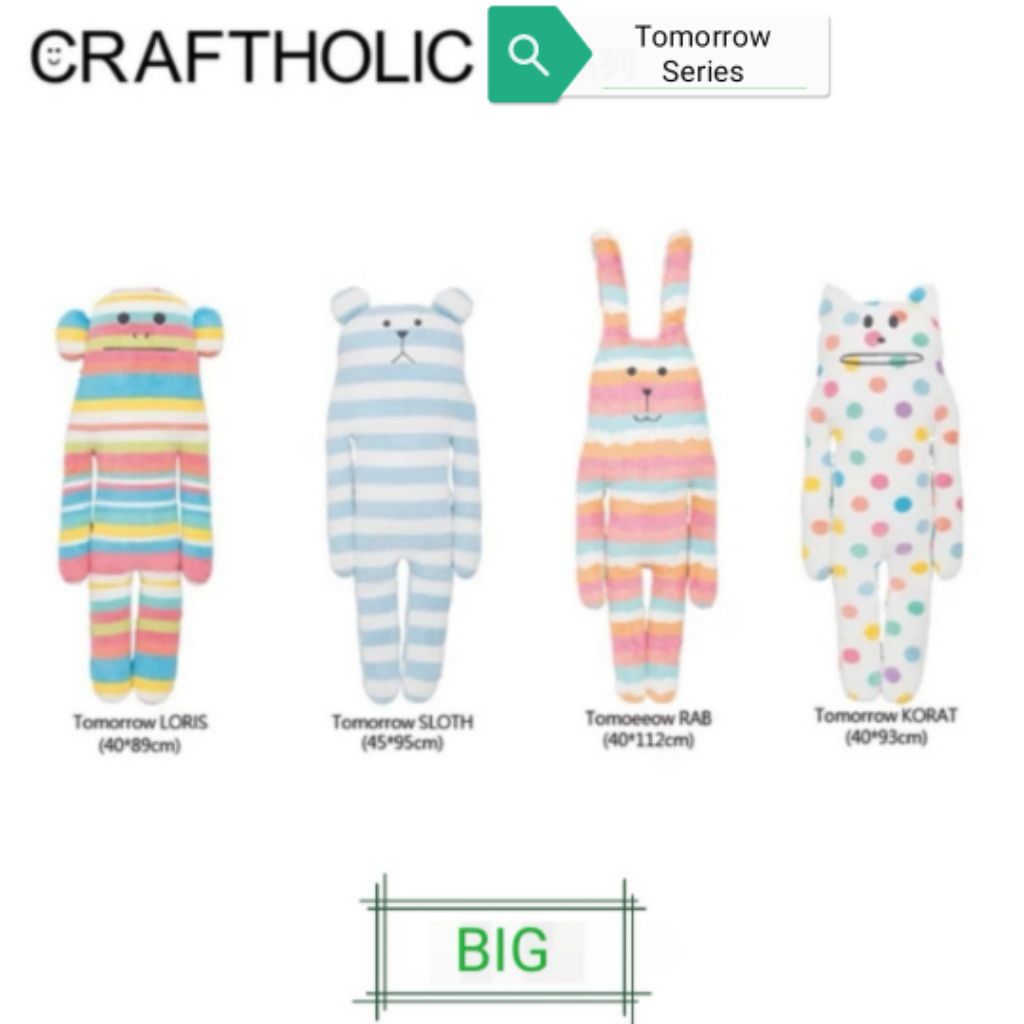 Craftholic Tomorrow Series Soft Toy Shopee Singapore