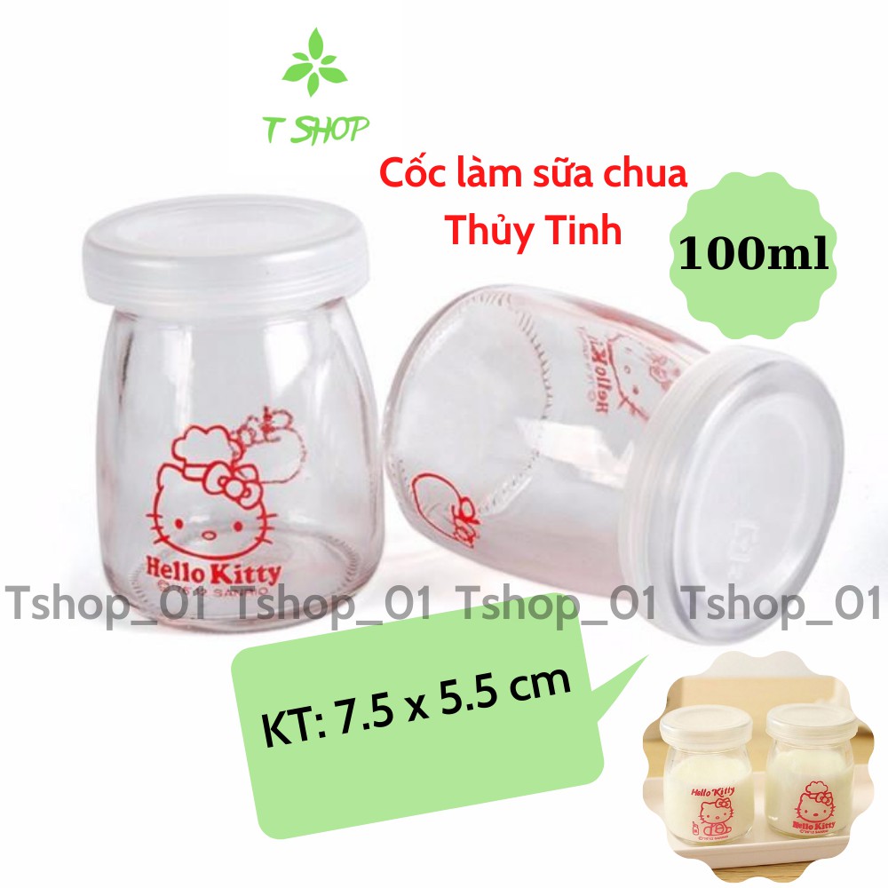 100ml glass yogurt cup 100ml glass yogurt jar (random delivery
