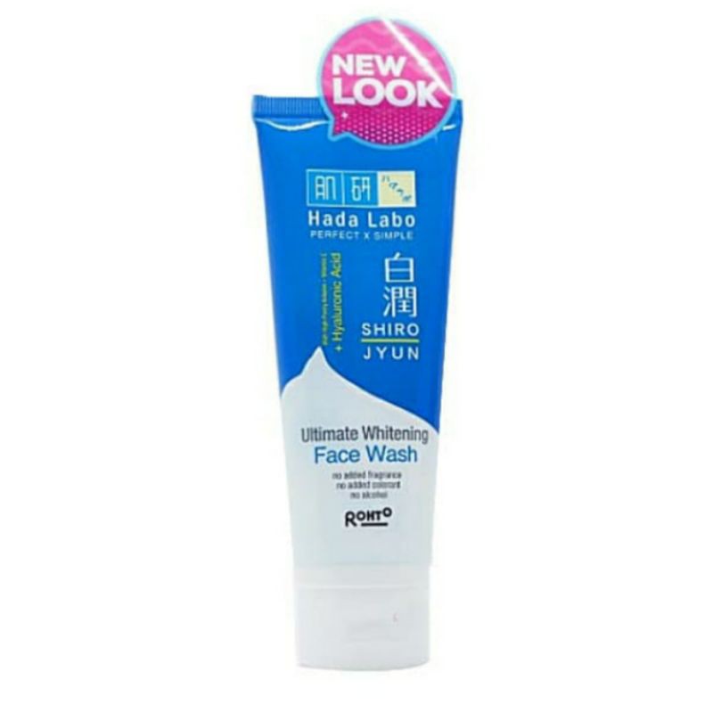 hada labo whitening face wash