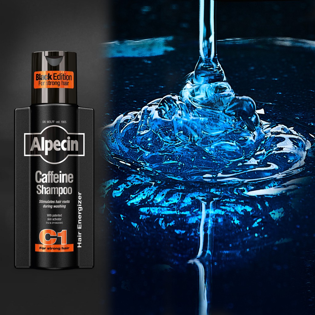 Bundle Of 2 Alpecin Caffeine Shampoo C1 Black Edition 250ml Strong Hair For Men Shopee Singapore