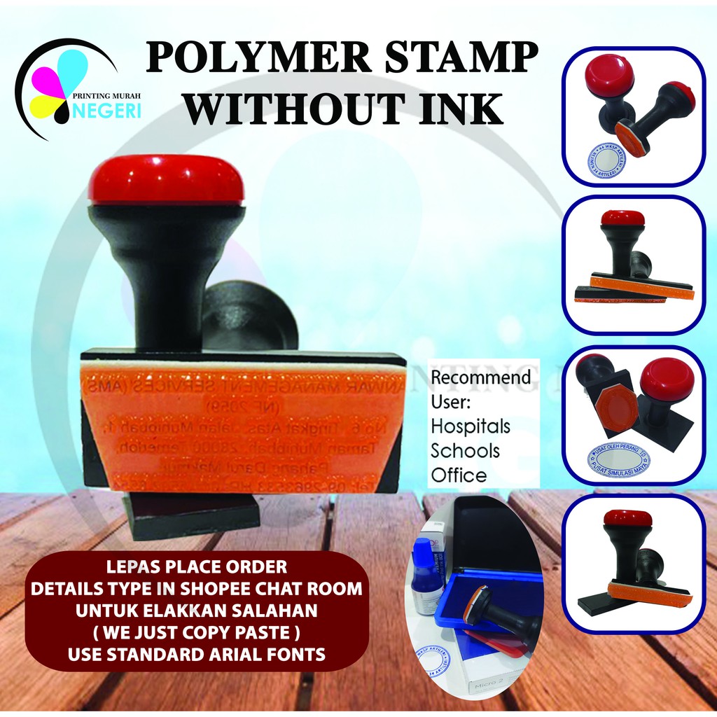 Shop Malaysia Rubber Stamp Custom Made Cop Getah Name Chop Company Chop Address Chop Bank Chop Shopee Singapore