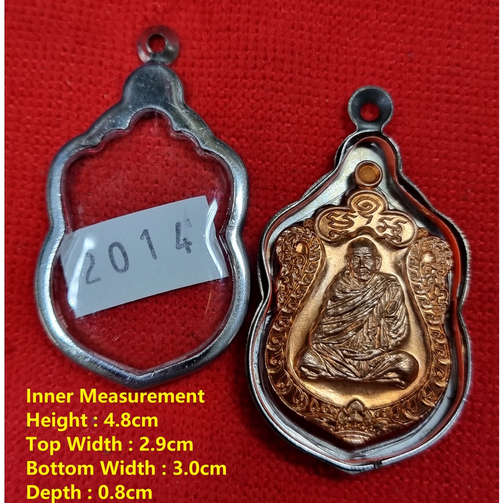 Details about   STAINLESS STEEL CASE CASING AMULET PHRA LP RARE OLD THAI BUDDHA PENDANT S2.3 